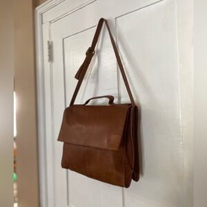 HOBO Brown Leather Shoulder Bag